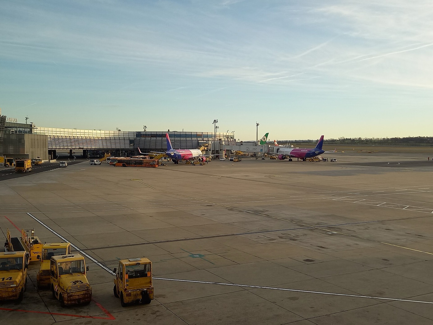 Wizz Air lietadlá na letisku Viedeň (VIE)